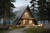 A-Frame House Plan - Aspen 13909 - Front Exterior
