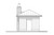 Prairie House Plan - Cardero 96187 - Left Exterior