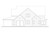 French Country House Plan - Simone 51851 - Rear Exterior