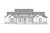 Mountain Rustic House Plan - Oak Pointe 25582 - Rear Exterior