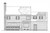 Colonial House Plan - Cumberland 80712 - Rear Exterior