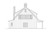 Farmhouse House Plan - Ryeland 51675 - Rear Exterior