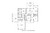 European House Plan - Graham Elev-B 42349 - 1st Floor Plan