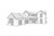 Ventura House Plan 38384 - 3 Car Option - 