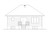 Secondary Image - Contemporary House Plan - 39397 - Rear Exterior