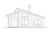 Secondary Image - Contemporary House Plan - 84134 - Rear Exterior