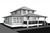 Farmhouse House Plan - Tranquil Acres 22725 - Left Exterior