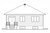 Secondary Image - Modern House Plan - 69203 - Rear Exterior