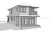 Shingle-Style House Plan - Amblepath 41306 - Rear Exterior