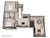 Farmhouse Style Plan - Middlebrook - Aerial Second Floor Plan - 