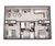 Farmhouse Style Plan - Ashburn - Aerial Second Floor Plan - 