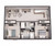 Farmhouse Style Plan - Ashton- Aerial Second Floor Plan - 