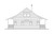 A-Frame House Plan - Loredo 83074 - Rear Exterior