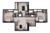 Farmhouse House Plan - Mill Creek 84384 - 2nd Floor Plan Dollhouse - 
