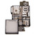 Craftsman House Plan - Woodlands 74847 - 1st Floor Plan Dollhouse - 