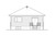 Secondary Image - Contemporary House Plan - 54957 - Rear Exterior