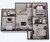 Craftsman House Plan - Newberry 47078 - 2nd Floor Plan Dollhouse - 