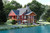 Craftsman House Plan - Riverfront View 47269 - Left Exterior