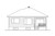 Secondary Image - Modern House Plan - 40535 - Rear Exterior