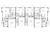 Craftsman House Plan - Huelva 4 Plex 10059 - 1st Floor Plan