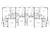 Craftsman House Plan - Jaen 4 Plex 11686 - 1st Floor Plan