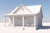 Farmhouse House Plan - Knoll Top 49437 - Right Exterior