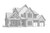Craftsman House Plan - Stapleton 41681 - Left Exterior