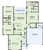 Classic House Plan - Cross Creek 51882 - 1st Floor Plan
