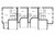 Traditional House Plan - Baeza 4 Plex 40225 - Basement Floor Plan