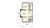 Contemporary House Plan - Elderberry 41184 - 1st Floor Plan
