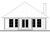 Cottage House Plan - Shady Lake 82328 - Rear Exterior
