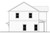 Farmhouse House Plan - Evans Duplex 40115 - Left Exterior