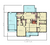 Cottage House Plan - Blues 2 51068 - 1st Floor Plan