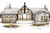 Farmhouse House Plan - Castle Ridge 69791 - Rear Exterior