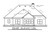 French Country House Plan - Milano Showcase 43578 - Rear Exterior