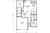 French Country House Plan - Akers 24354 - 1st Floor Plan