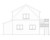 Farmhouse House Plan - Raven 43188 - Rear Exterior