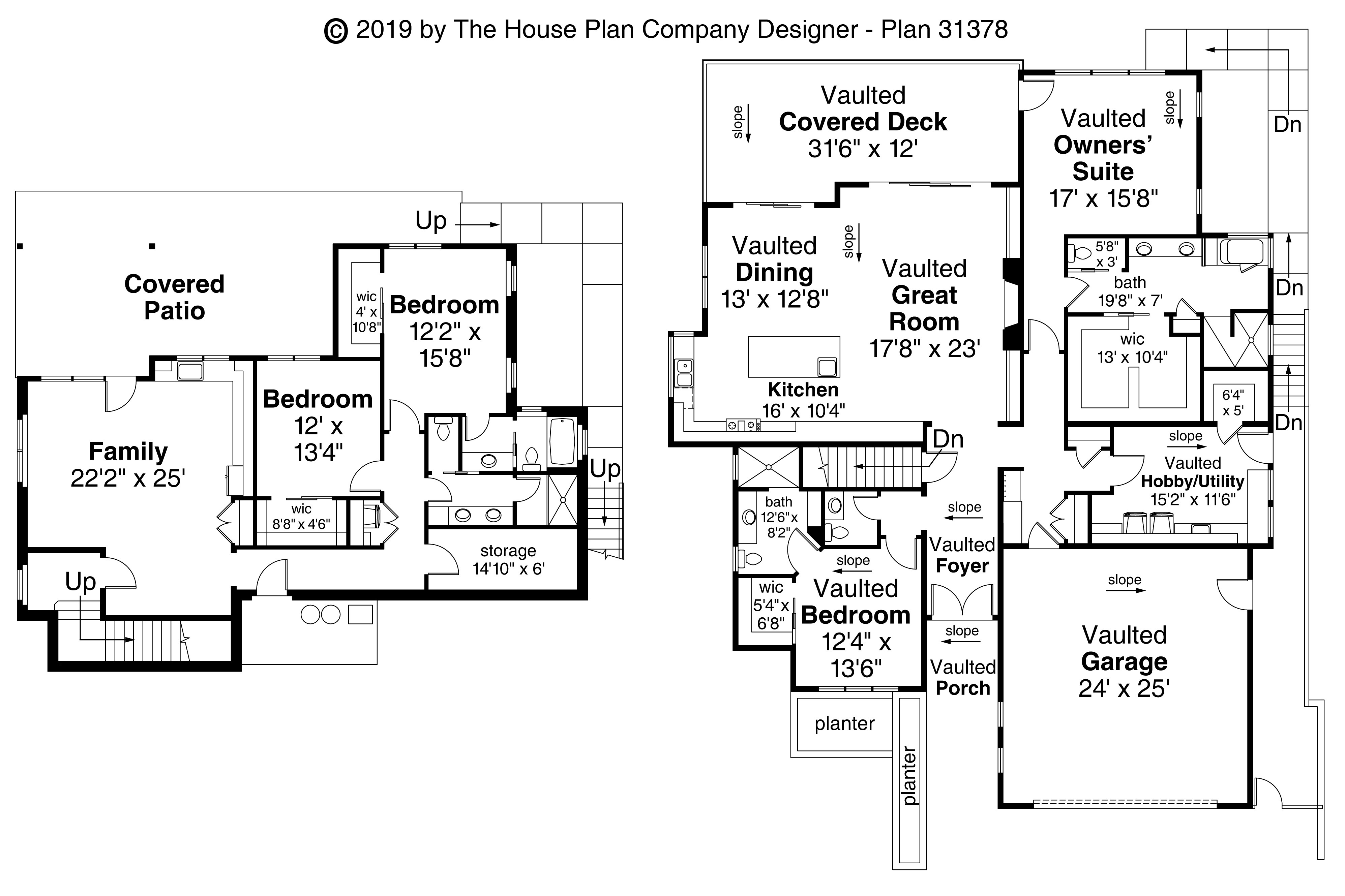 Modern Mountain House Design - Step One Stock - House Plans