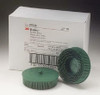 3M 07526 3" Scotch-Brite Roloc Bristle Discs 50 Grit Coarse Green 10/Box