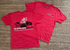 Front and back view of Red Shirt. One shirt per each order.