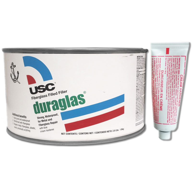 USC 24035 Duraglas Fiberglass Reinforced Body Filler Quart