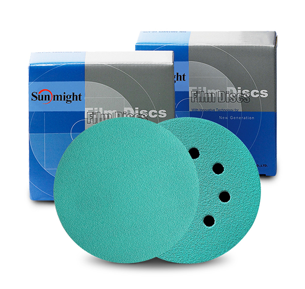Sunmight 01109 5" 150 Grit NH Film PSA Discs 50/Box
