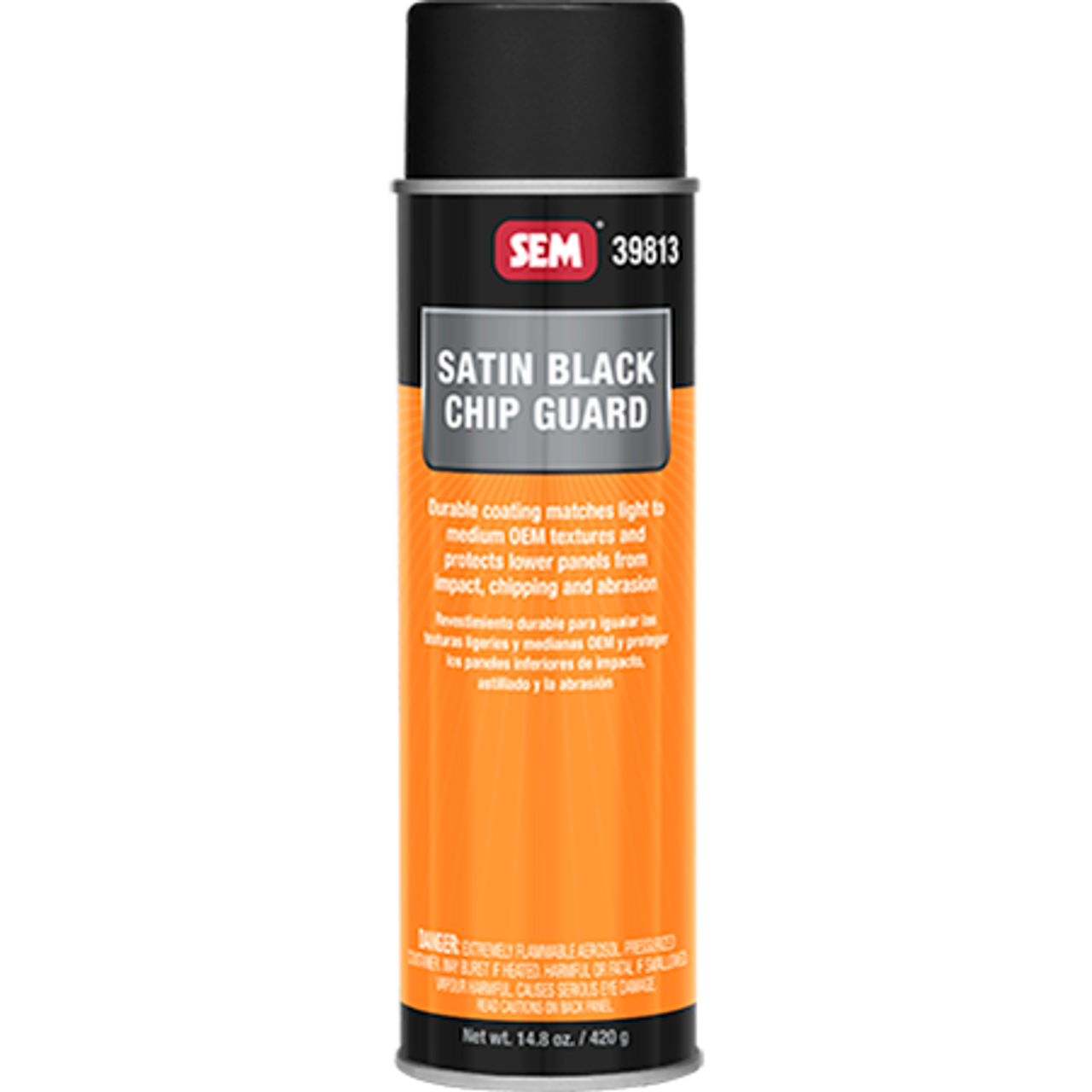 SEM 39813 Satin Black Chip Guard 20 oz Aerosol