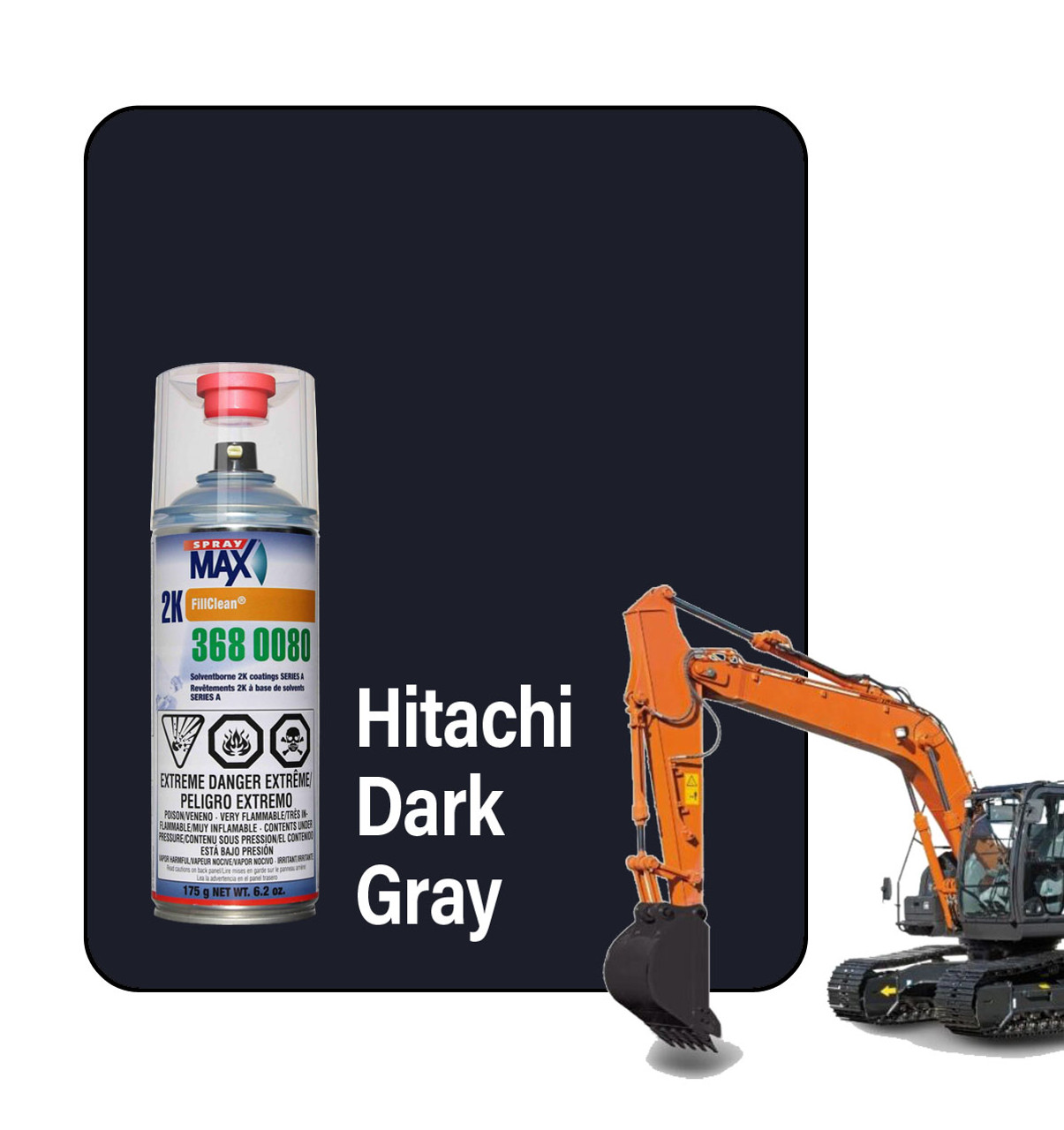 ProTouch Hitachi Dark Gray 2K Spray Touch Up Paint