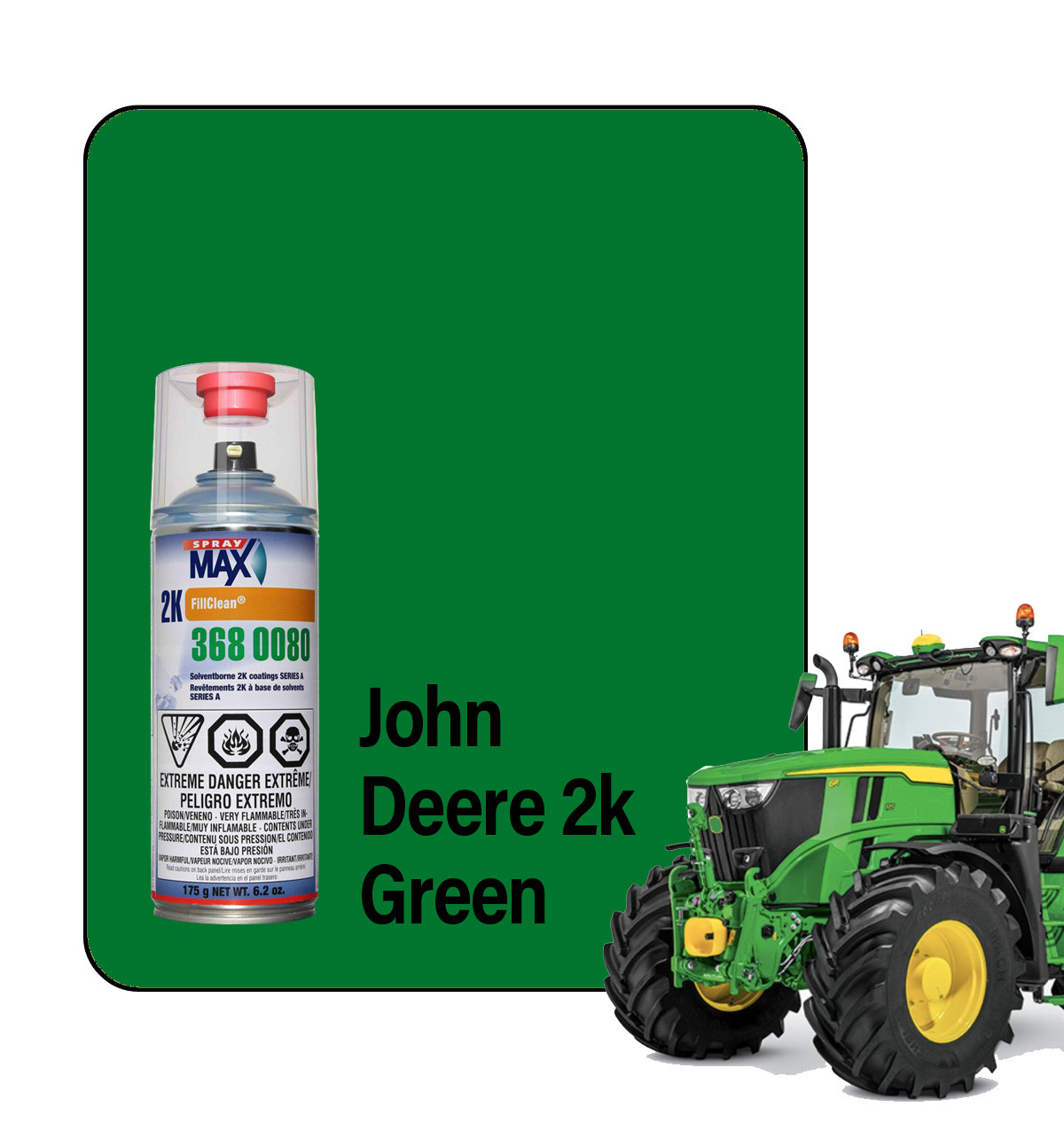 ProTouch John Deere Green OEM Code F9A 2K Touch Up Paint Spray