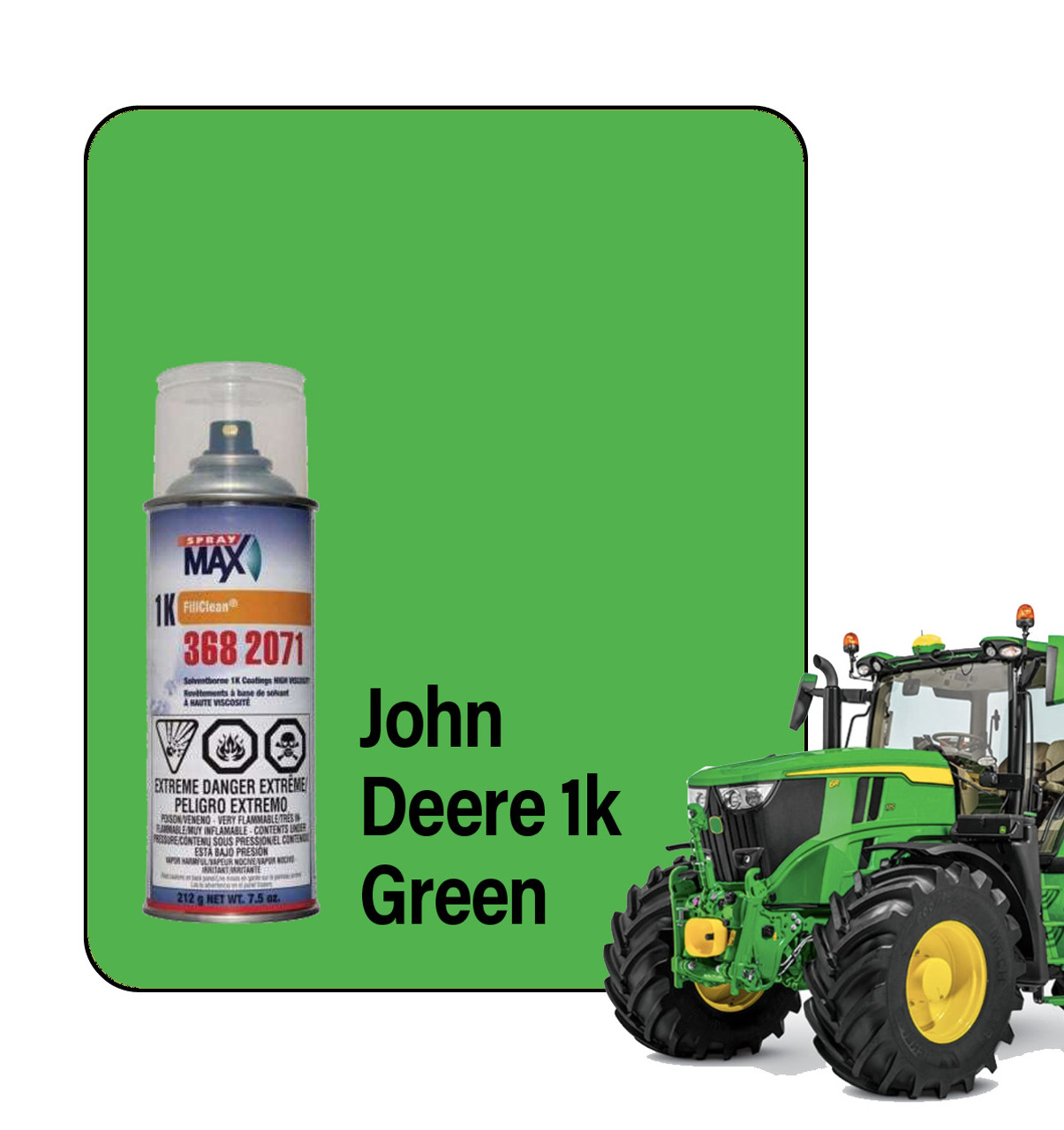 ProTouch John Deere Green 1K Touch Up Paint Spray Can (Mfg. Code F9A)