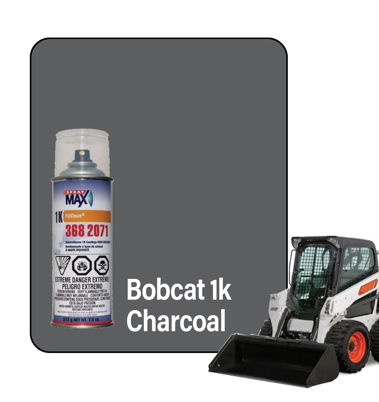 ProTouch Bobcat Charcoal 1K Touch Up Paint Spray Can (Mfg. Code 6736641)