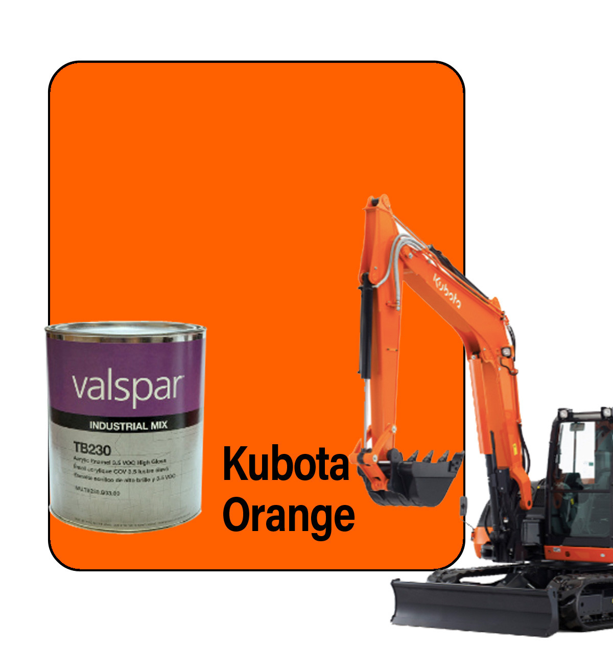 ProTouch Quart Kubota Orange Ready-to-Spray - Valspar TB230