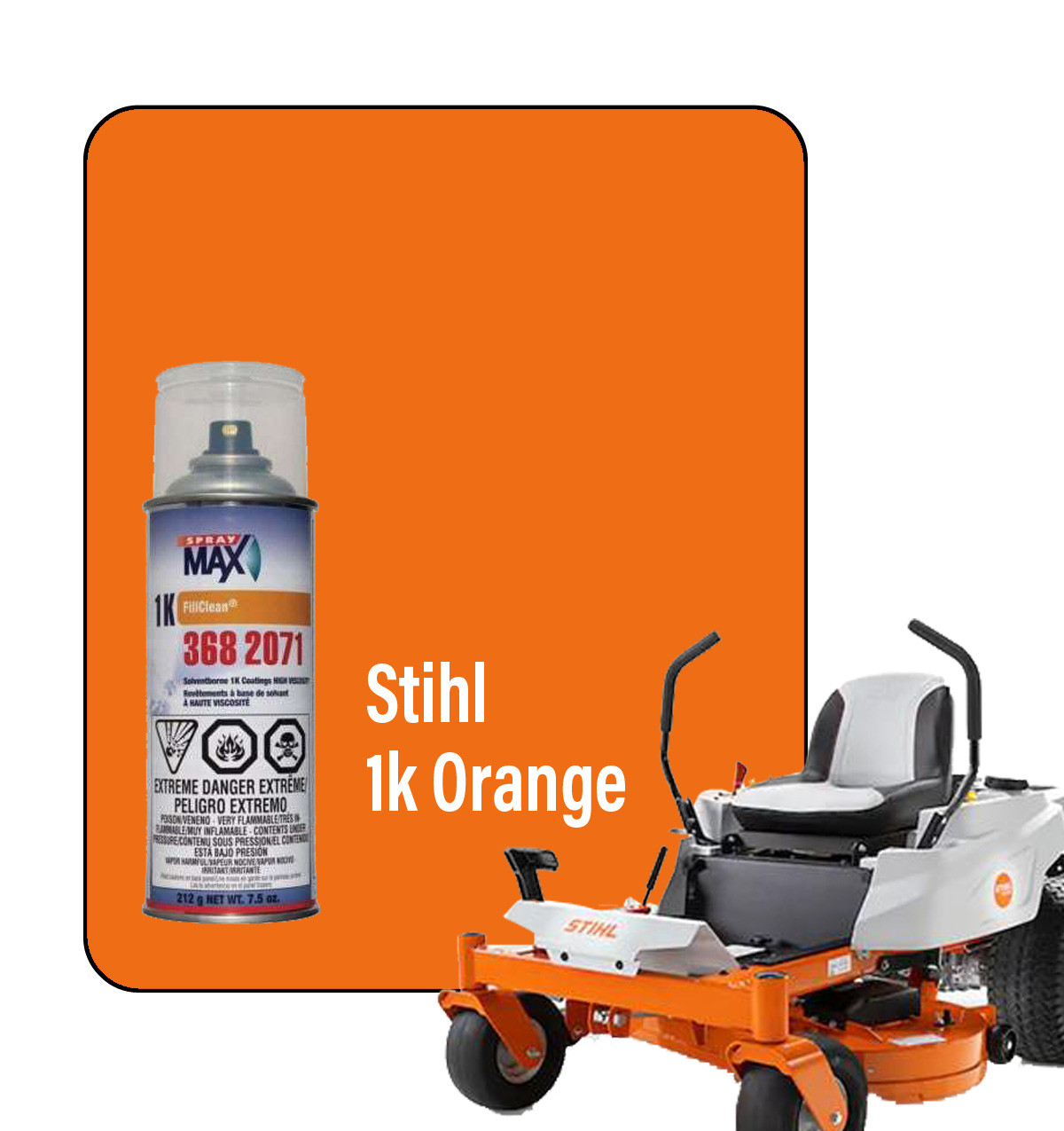 ProTouch Stihl Orange 1K Touch Up Paint Spray - TB230 (3682071)