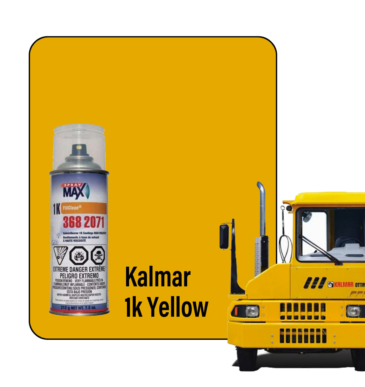 ProTouch Kalmar Tractor Yellow 1K Touch Up Paint Spray - TB230 (3682071)